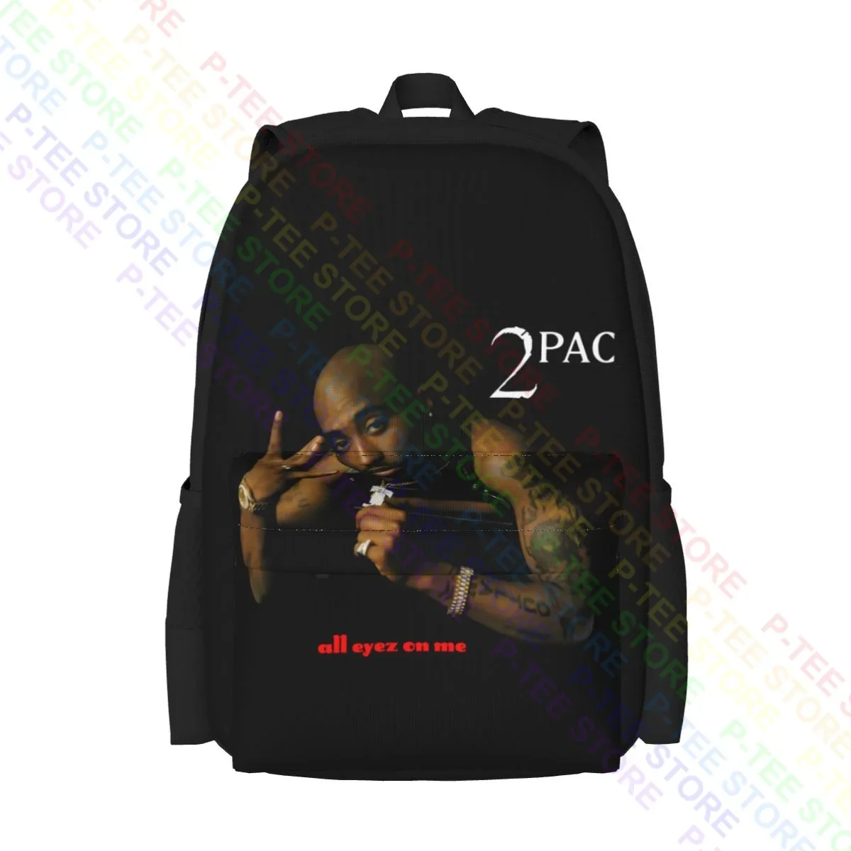 All Eyes On Me Tupac Hip Hop Music Large Capacity Backpack Gym Swimming Sports Style Large Capacity