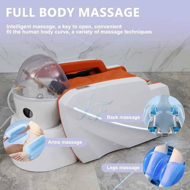 Custom Design Intelligent Water Massage Therapy Electric Shampoo Bed Head Spa Bed for Beauty Salon SPA