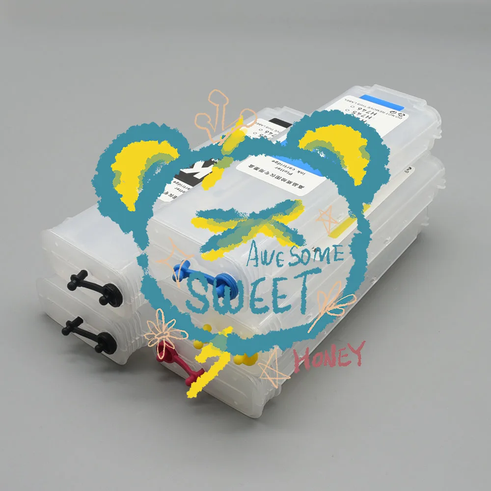 

280ML For HP 72 Refill Ink Cartridge with ARC Chip for HP Designjet T610 T620 T770 T790 T1100 T1120 T1200 T1300 T2300 printer