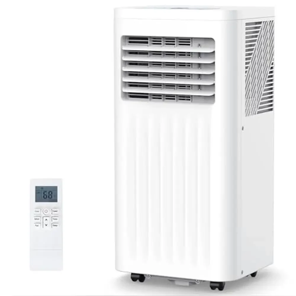 Portable Air Conditioner 10000 BTU with Remote Control 4 Modes Cools Up to 450 Sq.ft Quiet Operation ETL-Certified LED Touch