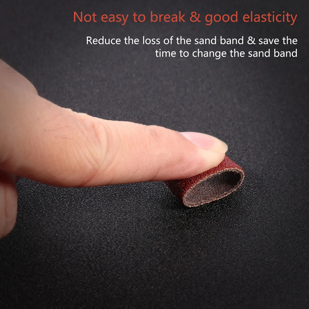 

458 pcs Sanding Bands Kit For 6-Inch Sanders Alumina Resin Anti-Static Long-Lasting Wood Metal Plastic Fiberglass Grinding Head