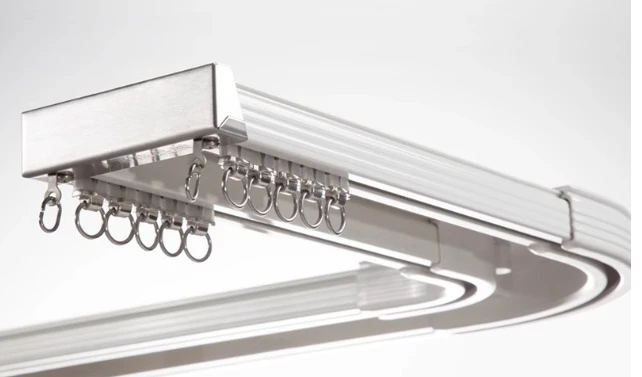 No Drill Folding Retractable Shower Curtain Rod | Invisible Bathroom Partition, Waterproof (Curtain Not Included)