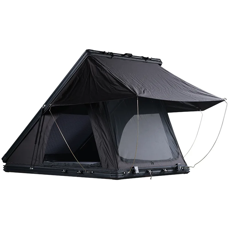 

Automatic Waterproof Anti-UV Aluminum Hard Shell Roof Top Tent Car-mounted Triangle Tent for Off-Road Outdoor Camping Hunting