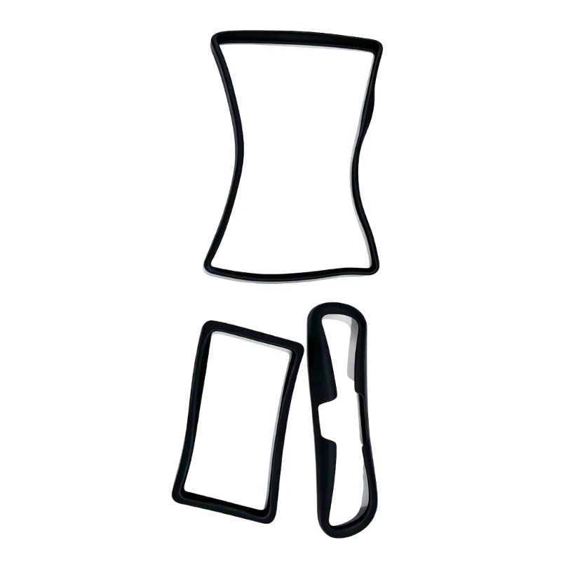 Open-Center Display and Interior Mirror Trim Cover Frame Set