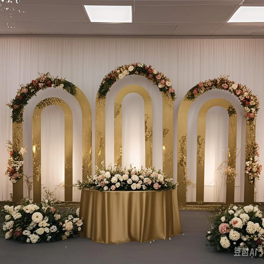 1/3pcs Stainless Steel Double round Arch Screen Wedding Bracket Stand Balloon Rack Personalized Background Arch for Events