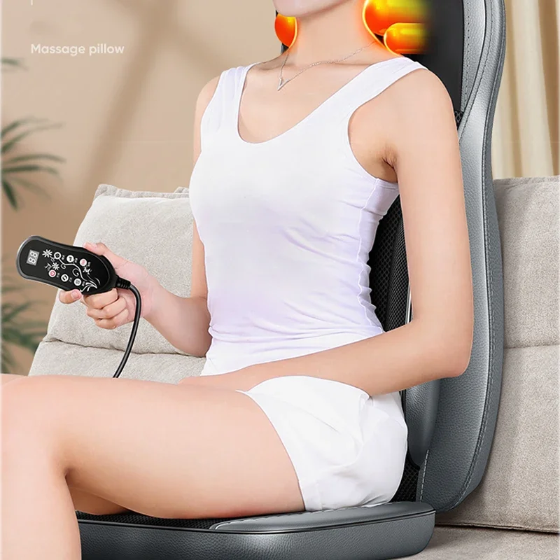 新しいマッサージャー頚椎腰、臀部、全身多機能クッション家庭用肩と首のマッサージャー