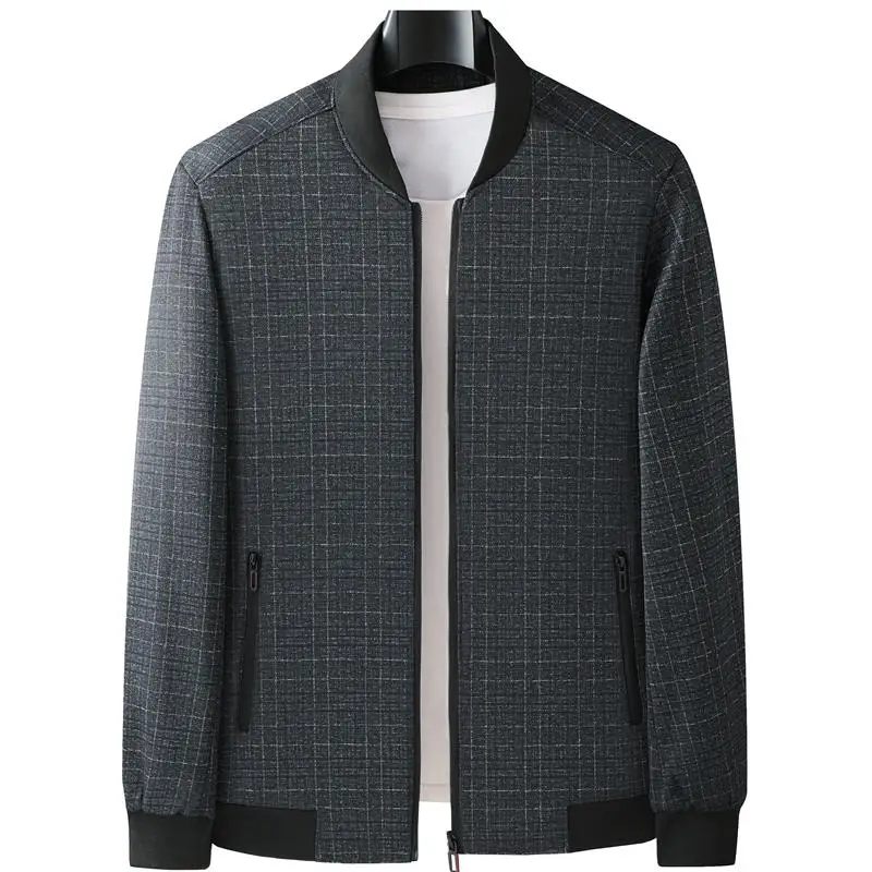 سترة رجالية كاجوال للخريف، مناسبة للآباء وكبار السن، ملابس ترفيهية للربيع والخريف، سترة للرجال المسنين والجدين #3