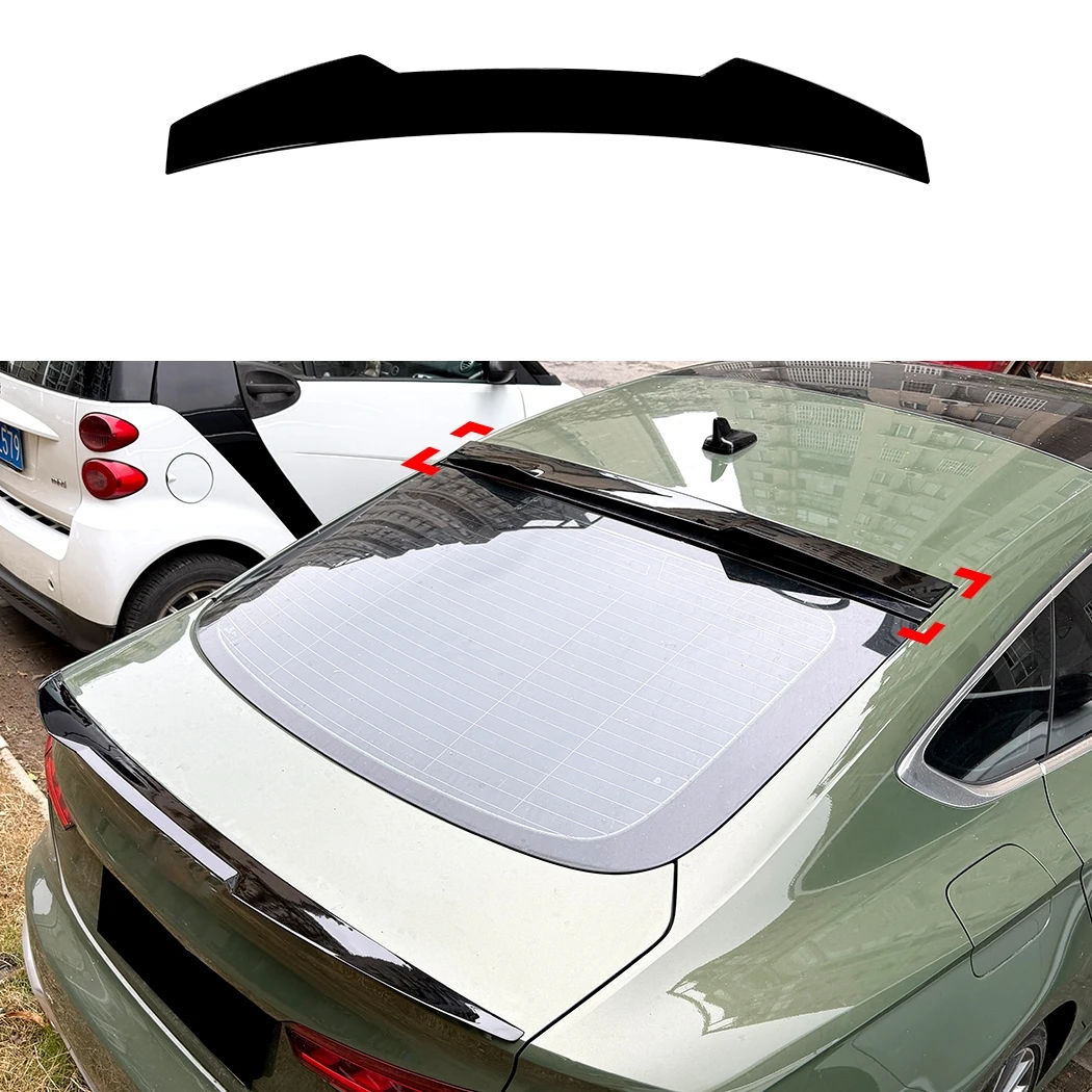 

Glossy Black Car Rear Roof Spoiler Wing Lip For AUDI A5 S5 RS5 F5 Sportback 4-Door 2018-2024 Rear Window Tail Wing