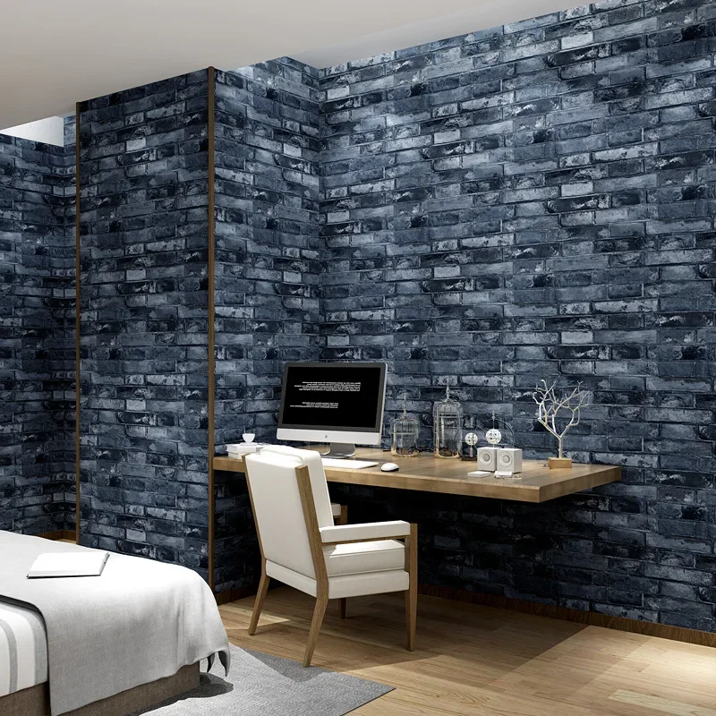 beibehang papel de parede 3d stone brick wallpaper roll vintage wall paper Wall covering for bedroom and live room Background