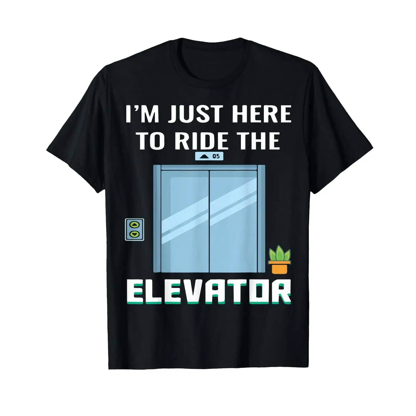 Funny jersey with Elevator Mechanic Engineer T shirt vintage Washed fashion Stylish Stretched homme Versatile Breathable