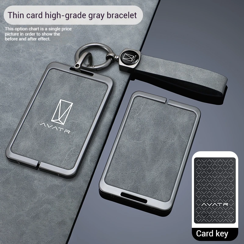 

High Fashion Car Smart Remote Key Case Cover key Bag Protection For AVATR 11 12 Avita 11 2023 Anti-theft Auto Keychain Accessory