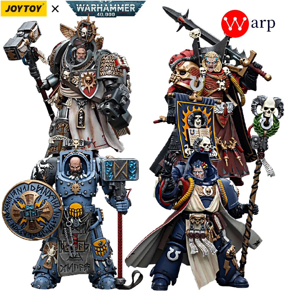 

Экшн-фигурка JOYTOY Warhammer 40 к 1/18, ультрамарины, космос, волки, кровь, ангелы, Серые Рыцари V2, аниме, военная модель, игрушки