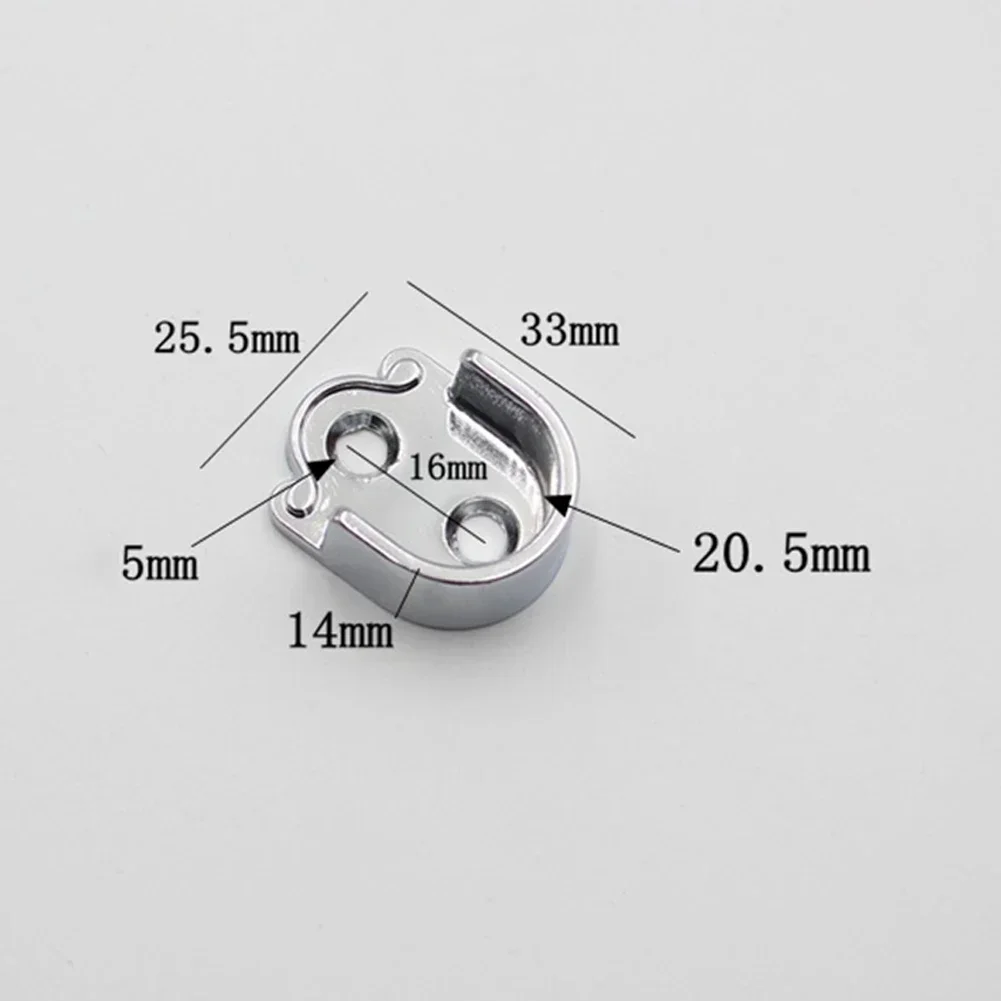 Closet Rod Holder For Clothes 2 Shower Curtain Rod Bracket Bracket 16mm/19mm/22mm/25mm Durable Easy To Install