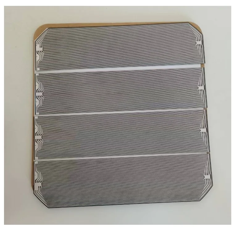 Semi Flexible Solar Cells Mono Crystalline 1.5W B Grade 161mm x 40.25mm For Make Semi Flexible Solar Panel