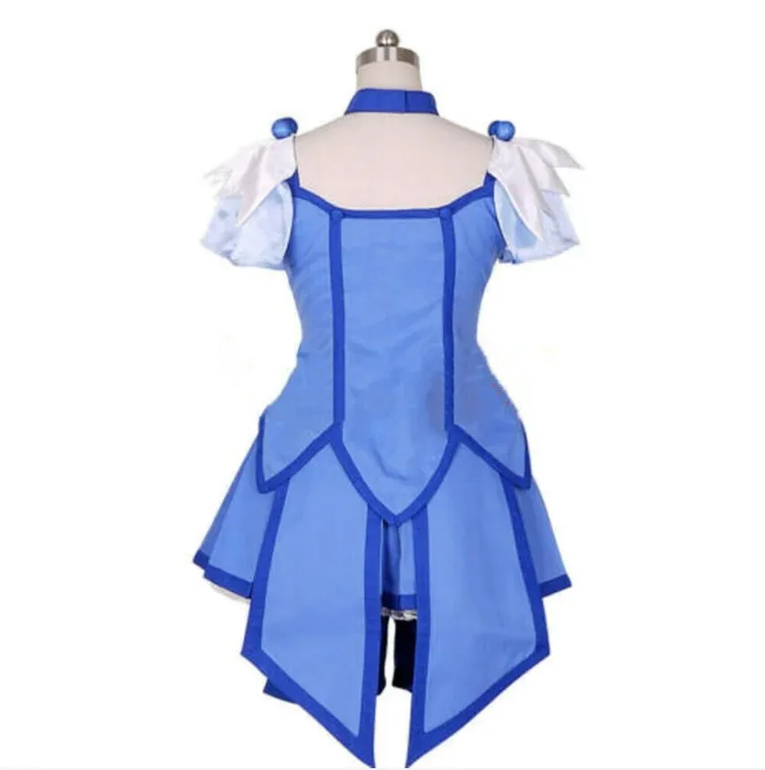 Glitter Breeze Blue Dress Cosplay Costume customized