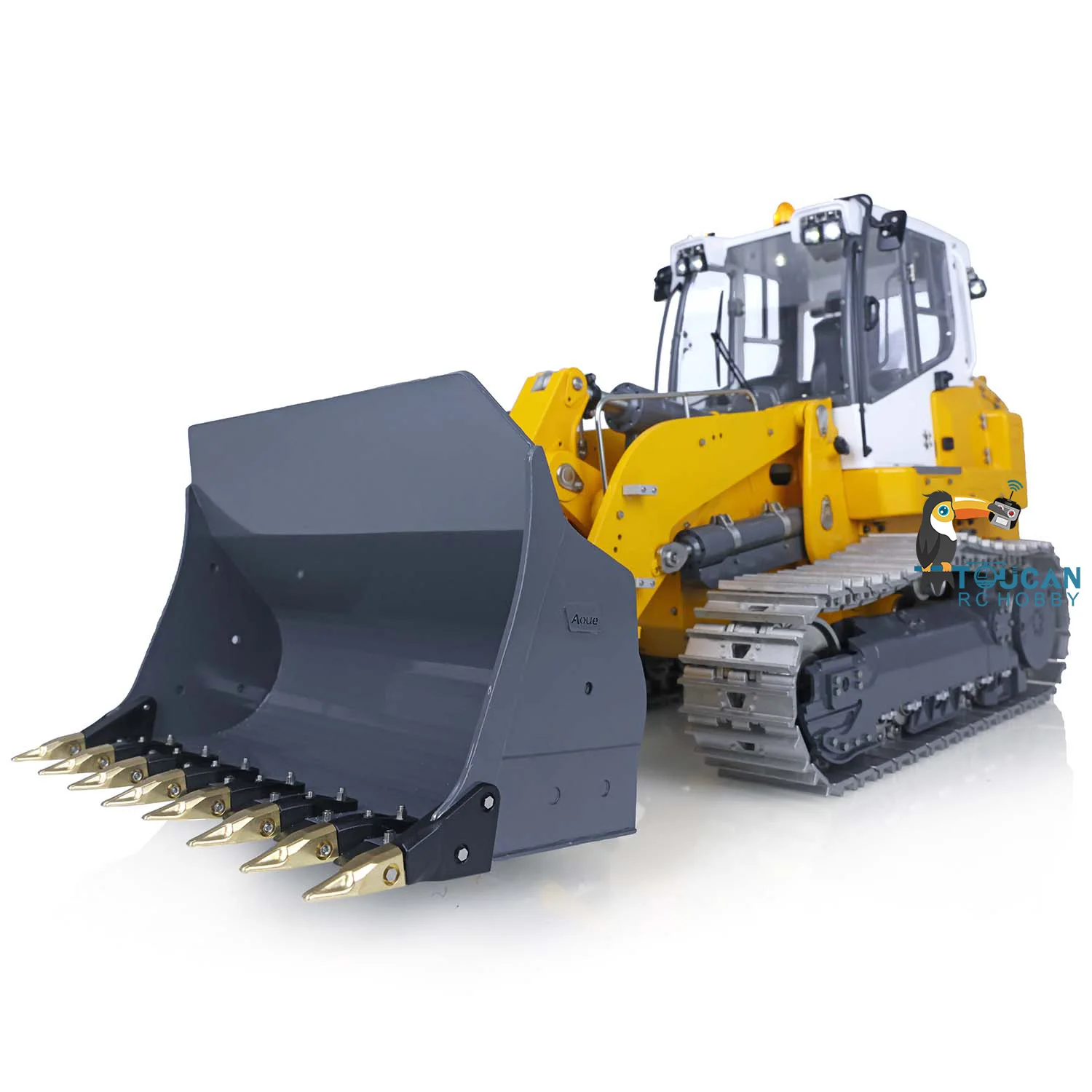 1/14 636 Metal Remote Control Hydraulic Loader Finished RC Engineering Model Vehicles Light Sound  THZH1315-SMT1