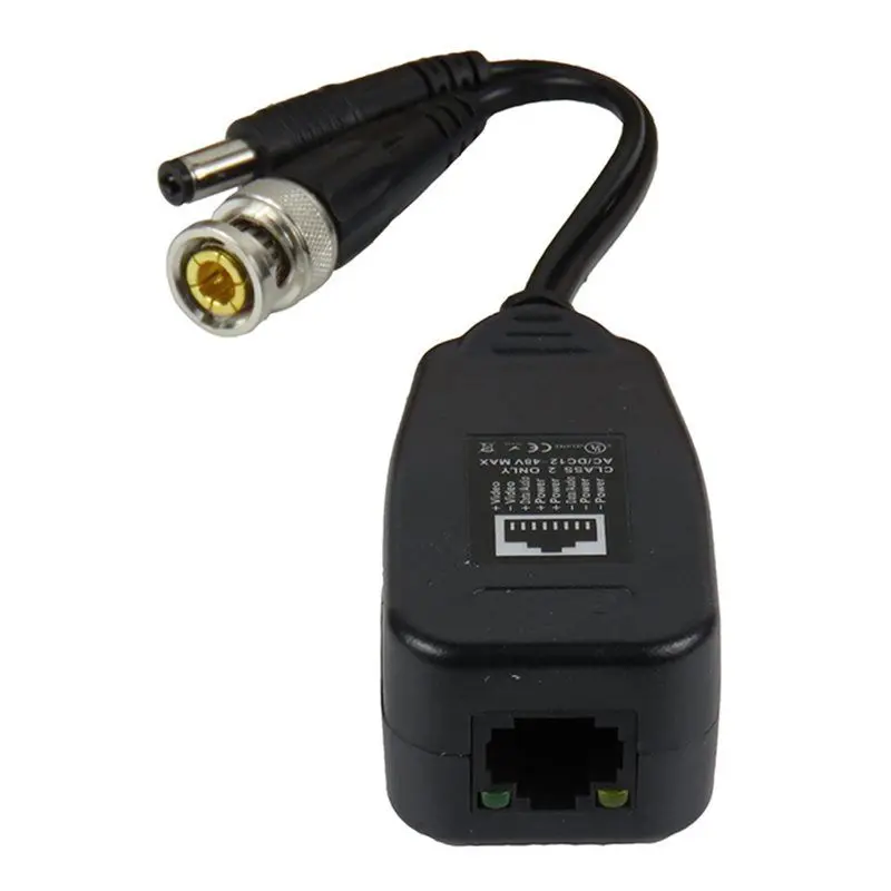 【ELEVATE LIFE】25Pairs CCTV Coax BNC Video Power Balun Transceiver To CAT5E 6 RJ45 Connector Coaxial/Analog HD Twisted Pair Trans