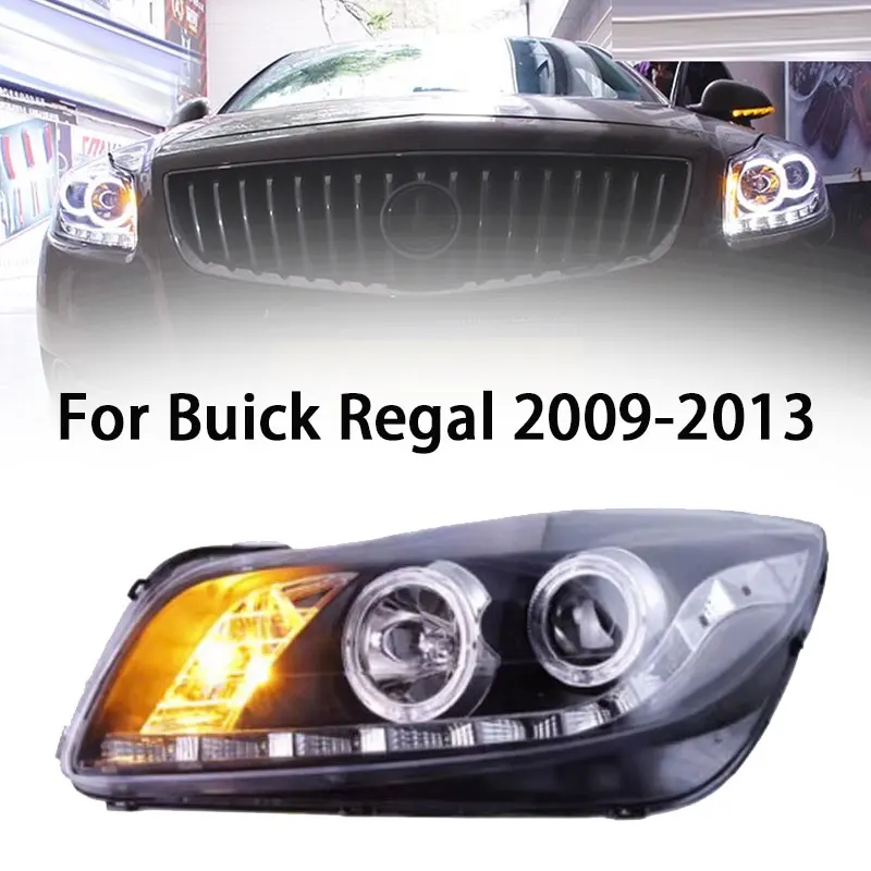 

Автомобильная фара для Buick Regal GS 2009-2013, автомобильные аксессуары, фара в сборе, передняя фара, сигнал DRL, дневные ходовые огни, Plug And Play