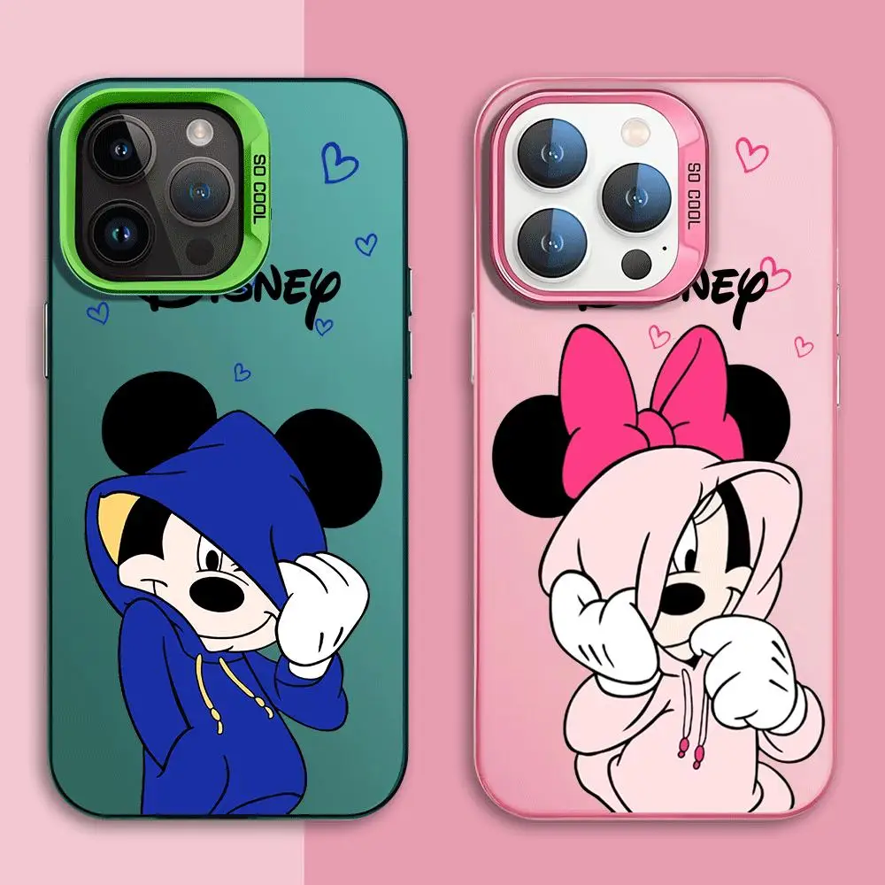 Schöne mickey minnie maus telefon hülle für apple iphone 11 13 14 pro max 15 pro max xr 12 pro max x