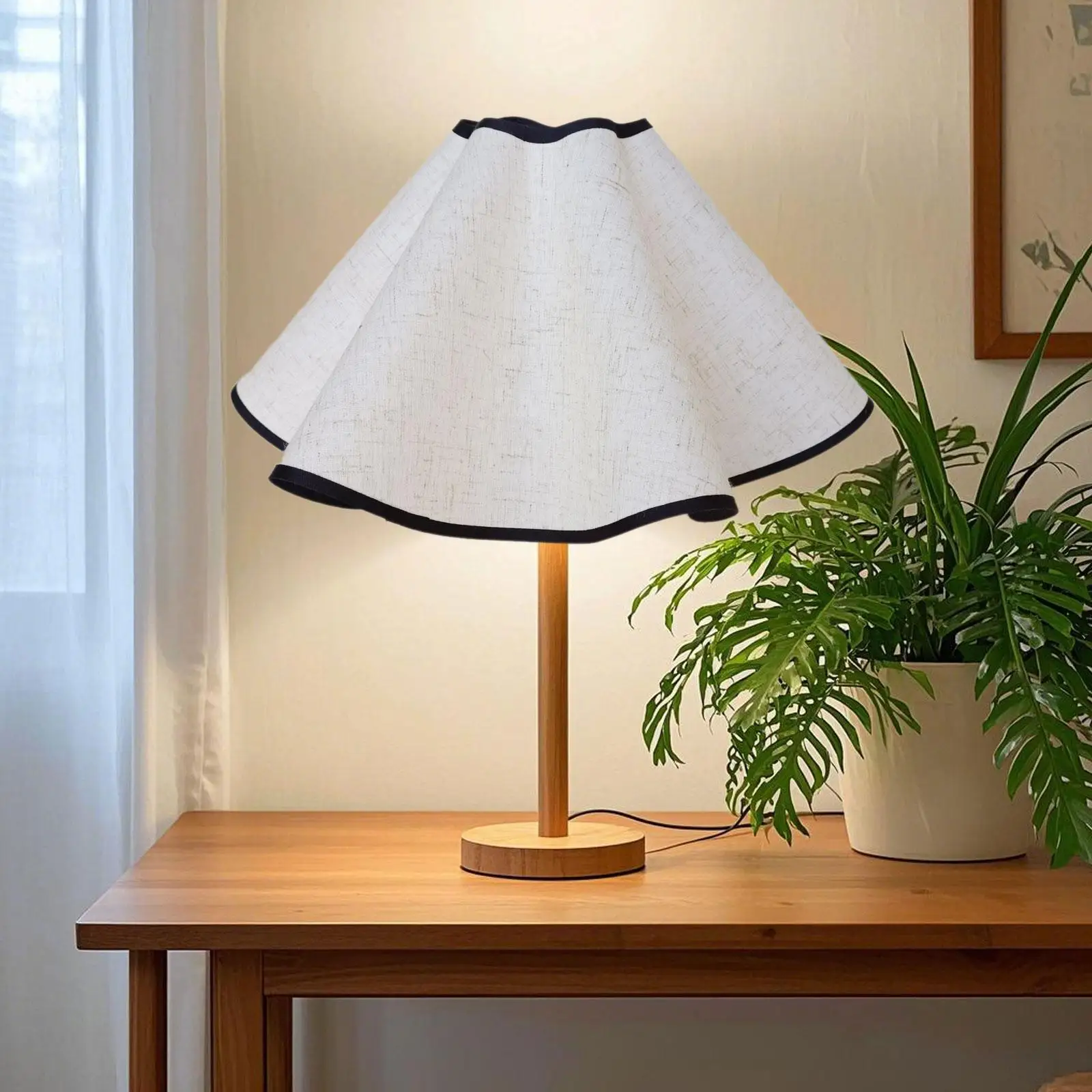 Petal Table Lamp Shade Cover Desktop Light Shade for Restaurant Study Room
