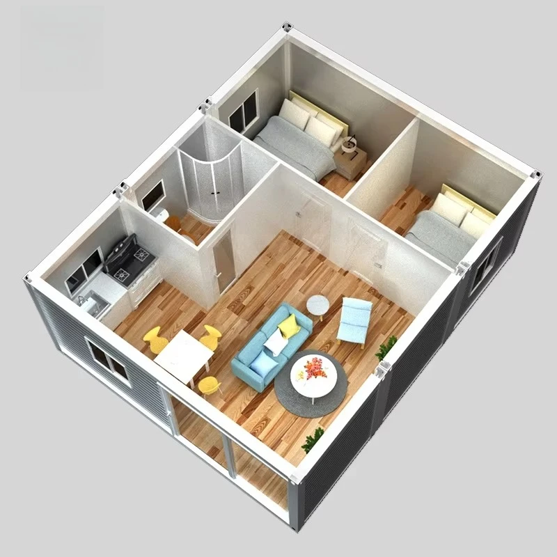 China Low Budget Change Containers Room Plans Modeling House Container Model House UAE