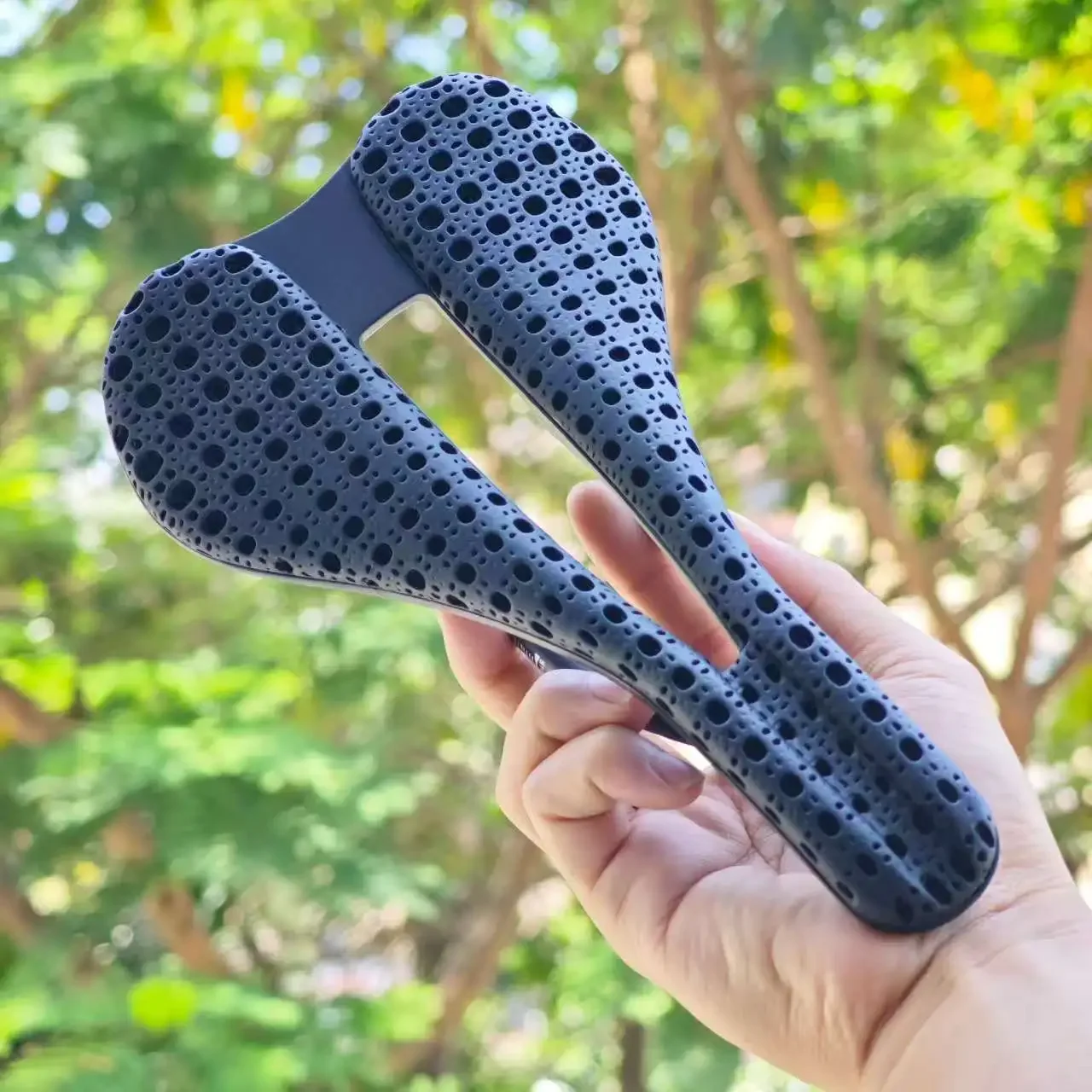 

GOLDIX 3D Printing Carbon Saddle Bicycle Ultra Light Highway MTB Racing Saddle Bicycle Cushion Bicycle Seat Accessories