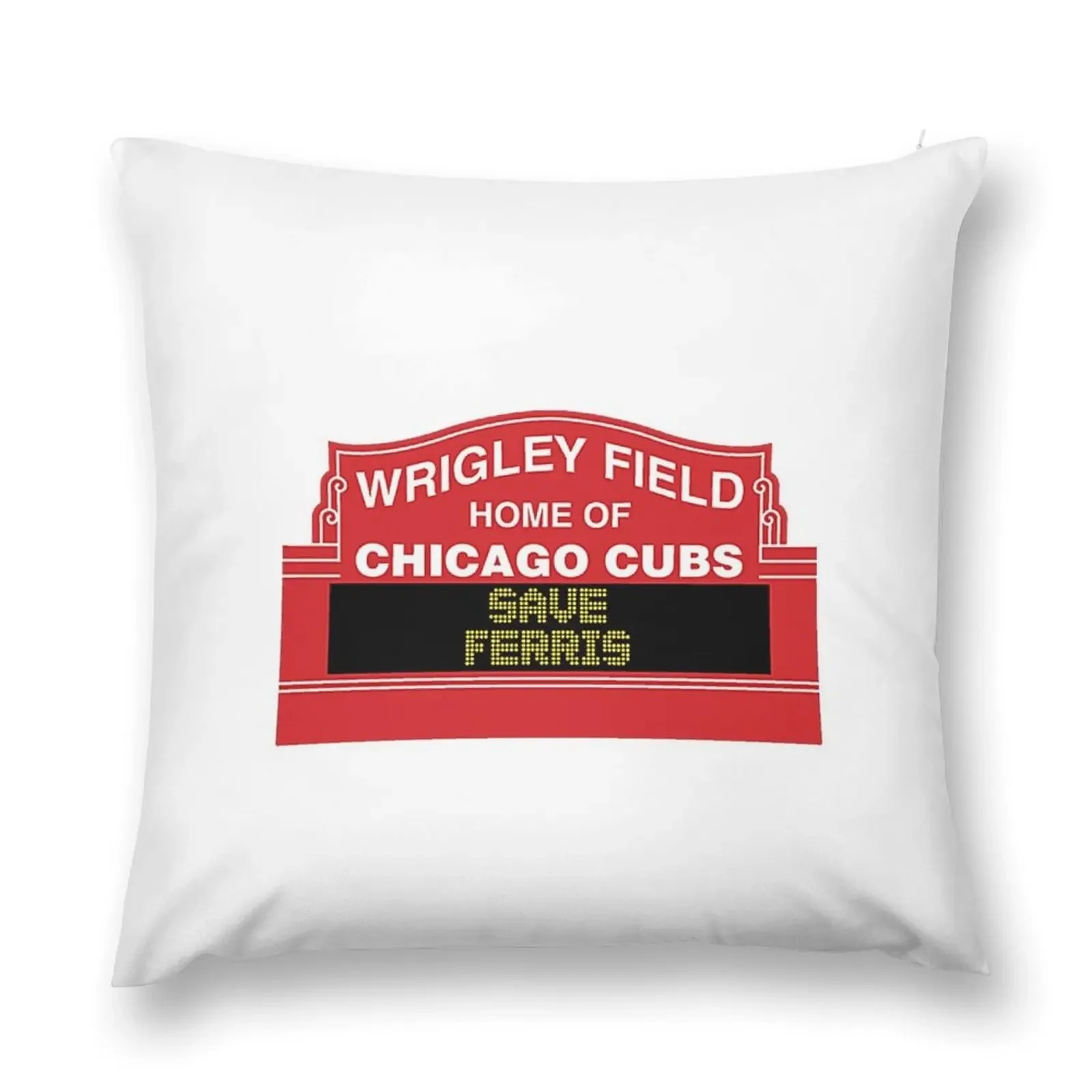 Save Ferris – Wrigley Throw Pillow covers for pillows Bed pillowcases pillow