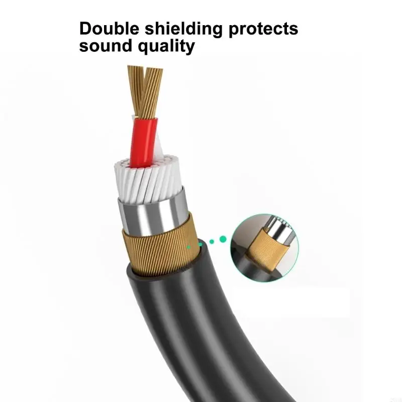 20CB 15CM-10 мм 3,5 мм 1/8 "мужчины до 6,35 мм от 1/4" мужского кабеля TRS Aux 2CH 2CH