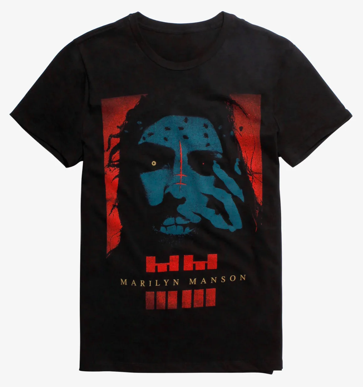 Marilyn Manson Teal Face T Shirt New Authentic Licensed