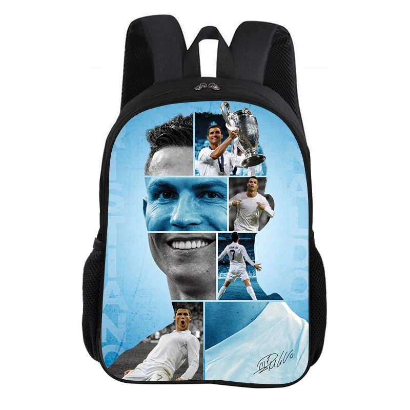 Ronaldo Schoolrugzak CR Voetbalsterrenrugzak Kinderboekentas Knapzak Mode Schooltas Voetbal Sportrugzak Kindercadeau