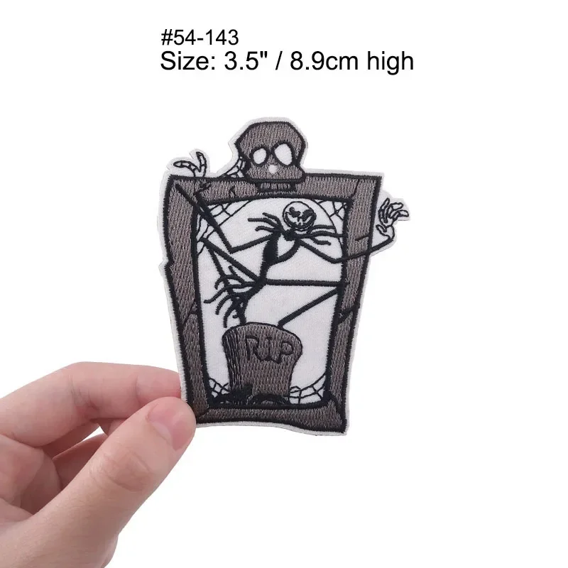 Disney The Nightmare Before Christmas Patch Embroidered Patches For Clothing Iron On Patches On Clothes Patch DIY Garment Decor