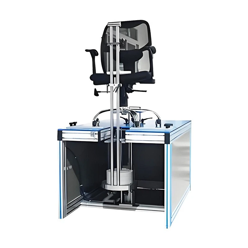 Testing machine office chair stool, weight bearing stability