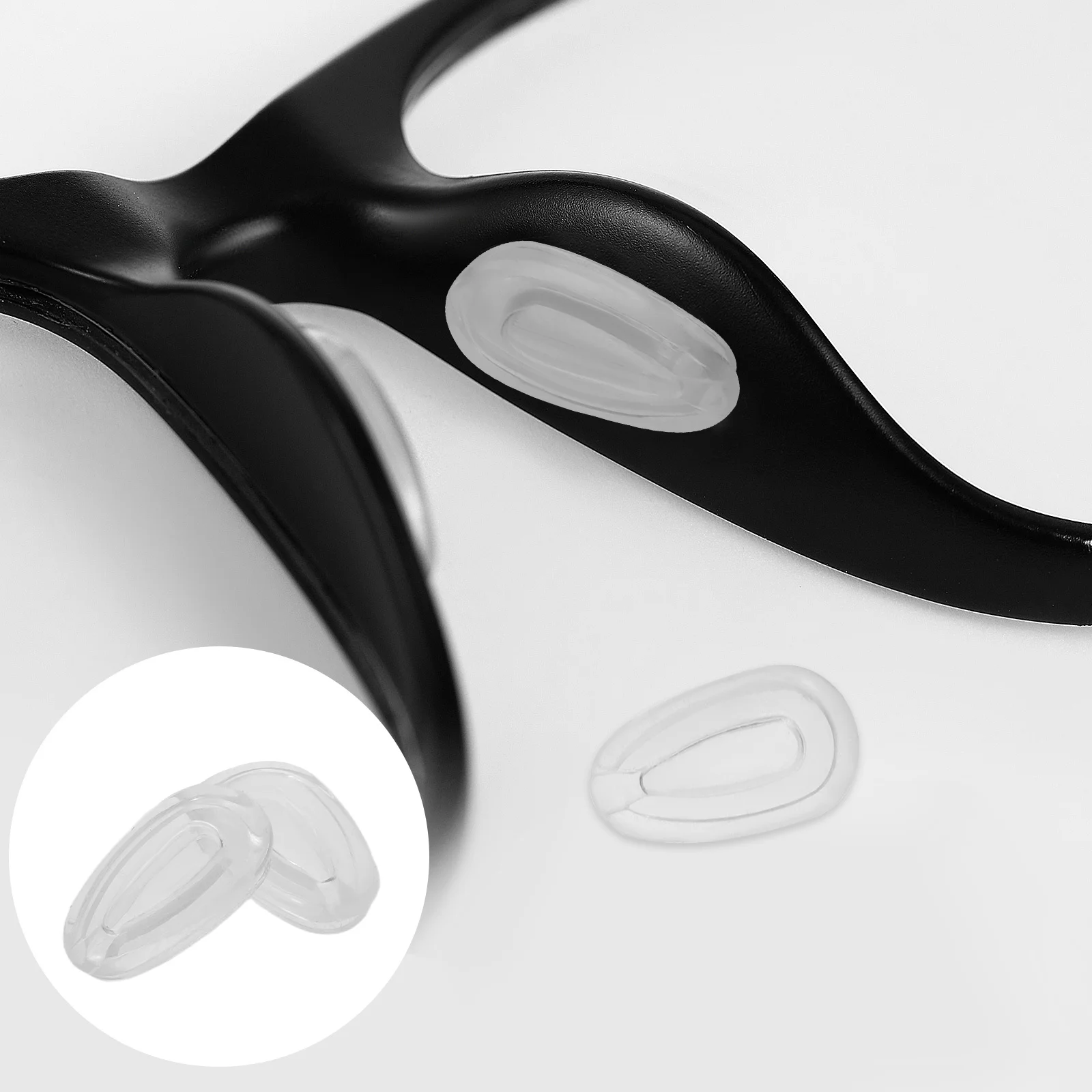 

Silicone Nose Pads Teardrop Air Chamber Cushion Anti-Slip Glasses Support Replacement For Eyeglasses Sunglasses Repair