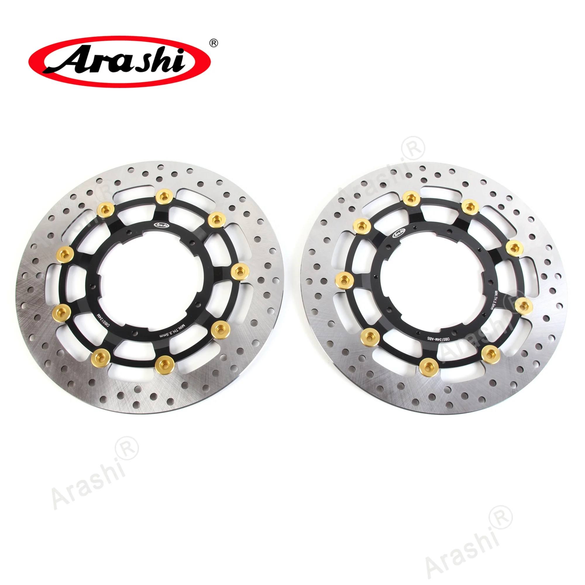 Arashi 7075-T6 Floating Front Brake Disc Rotor For HONDA XADV 750 TRAVEL ABS 745 2021 2022 / X-END ABS 745 2018