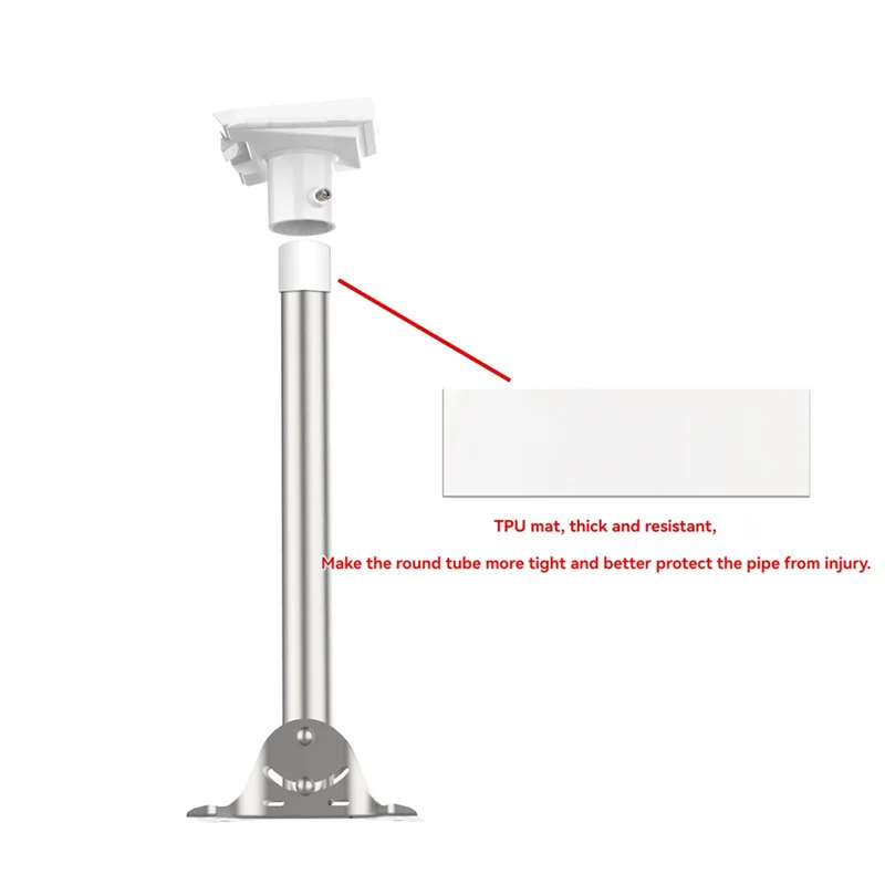 

Гениальный адаптер для трубки для Starlink Gen 3, водонепроницаемая круглая трубка, пластиковый кронштейн для антенны, настенный держатель на крышу