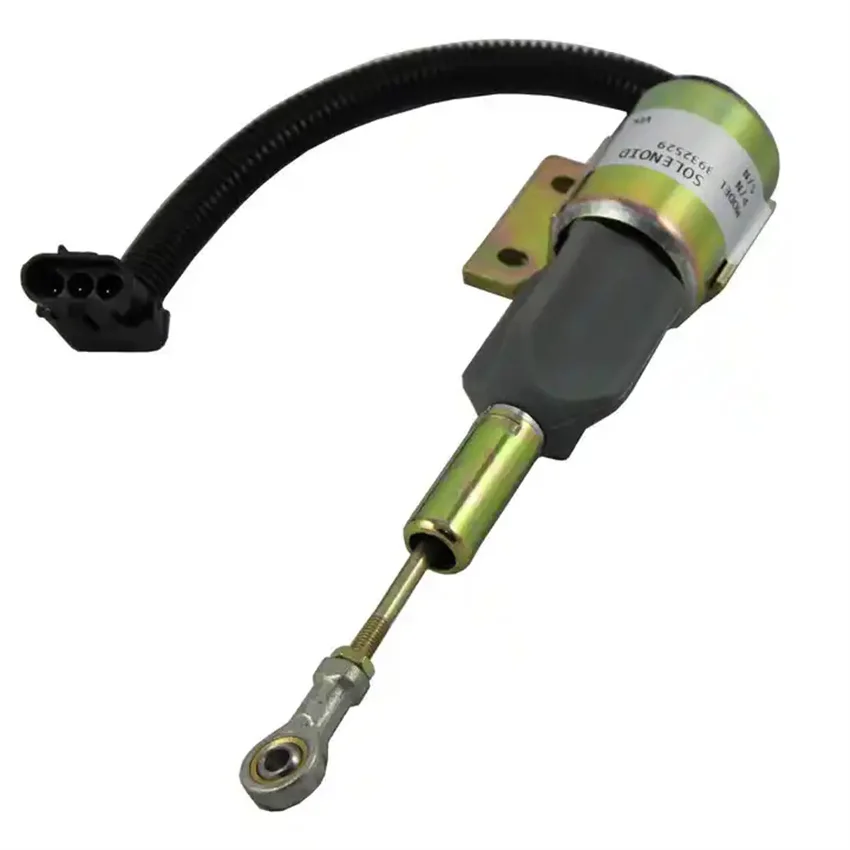 3930658 Diesel Generator Engine Stop Solenoid Valve Flame Out Fuel Switch Generator Parts Accessories DC12V