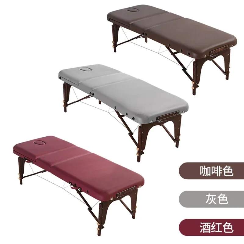 Professional Spa Massage BedStretchers Portable Relaxing Aesthetics Auxiliary Tables Stable Folding Beauty Tattoo Furniture