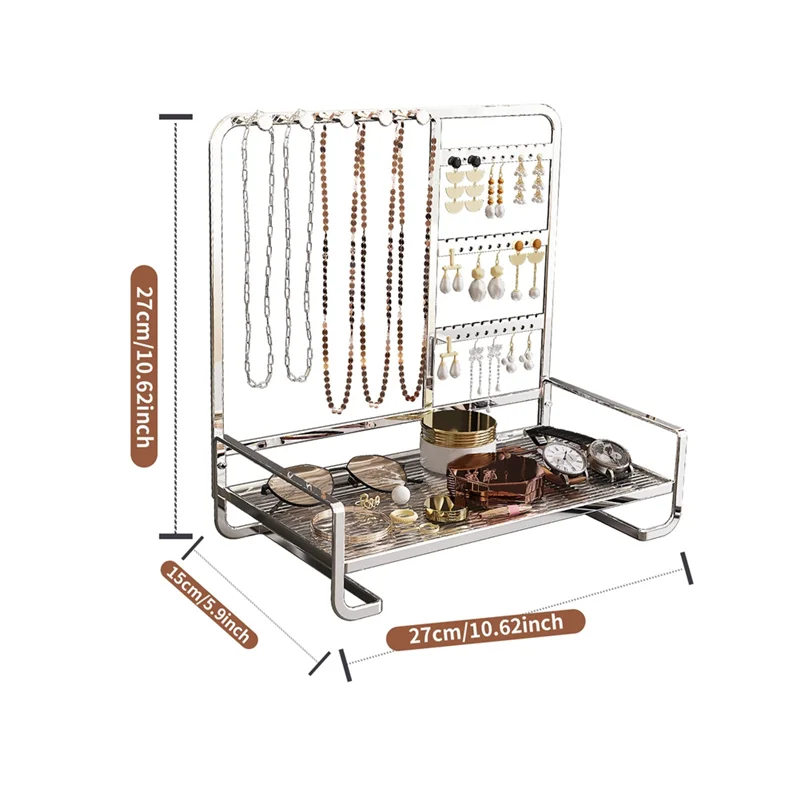 

TFORU-Jewelry Organizer Jewelry Display Fashion Bracelet Display Rack Jewelry Tray Rack