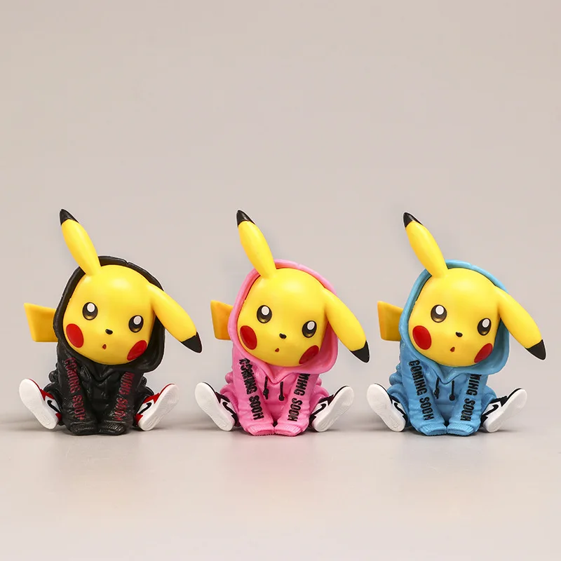 Игрушечная кукла Покемон Пикачу, 6 см