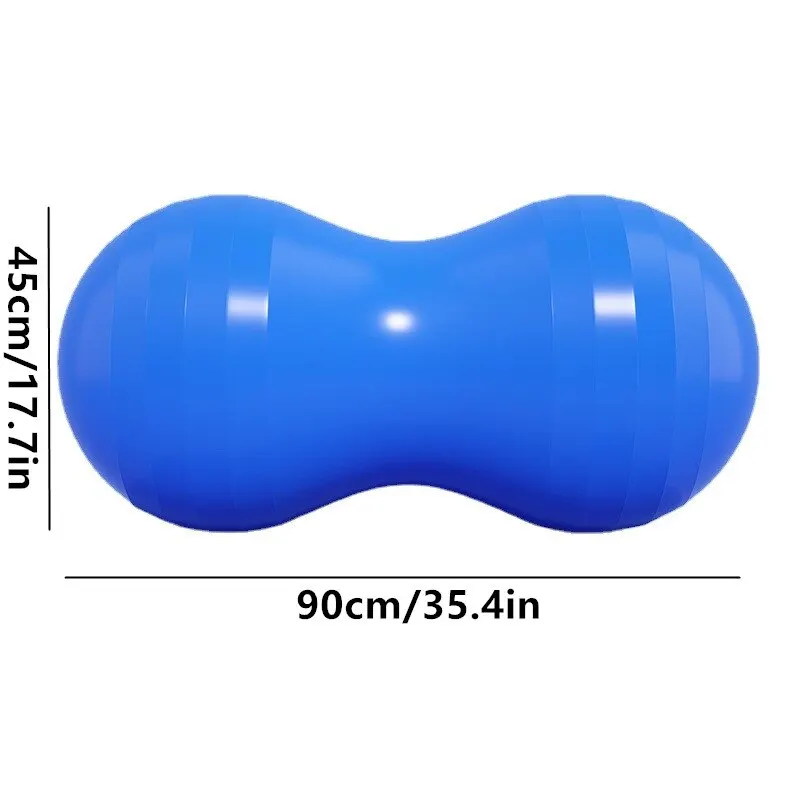 Peanut Ball Yoga Pilates Ball Anti Burst Physio Therapy Exercise Ball for Balance Labor Birthing Home Weight-bearing 200kg