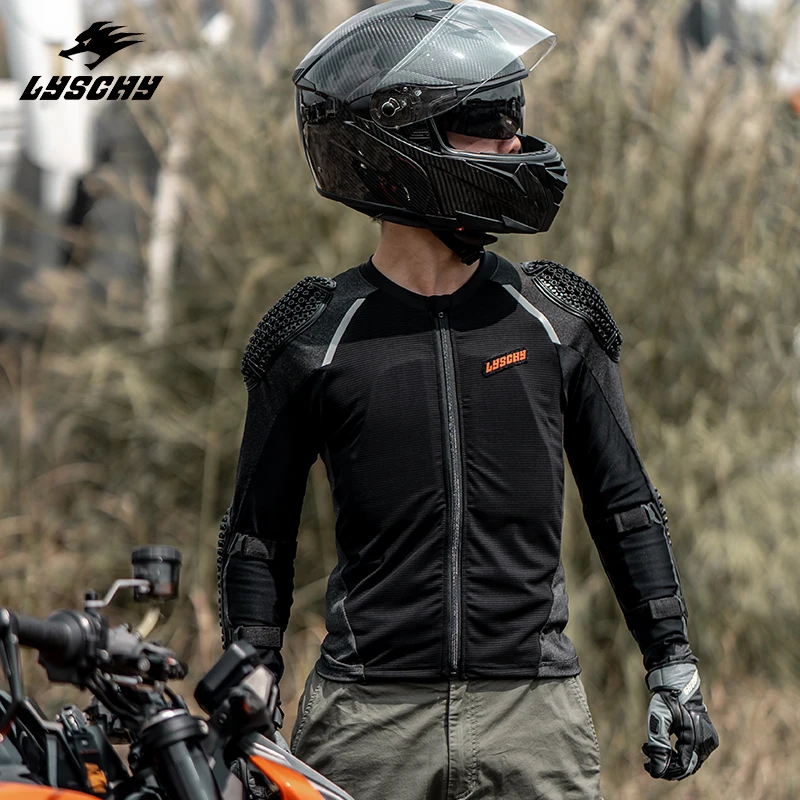 Breathable Mesh Protective Motorcycle Armor CE Protective Gear Shoulder Back Elbow Protector Riding Clothing Quick Drying Armor