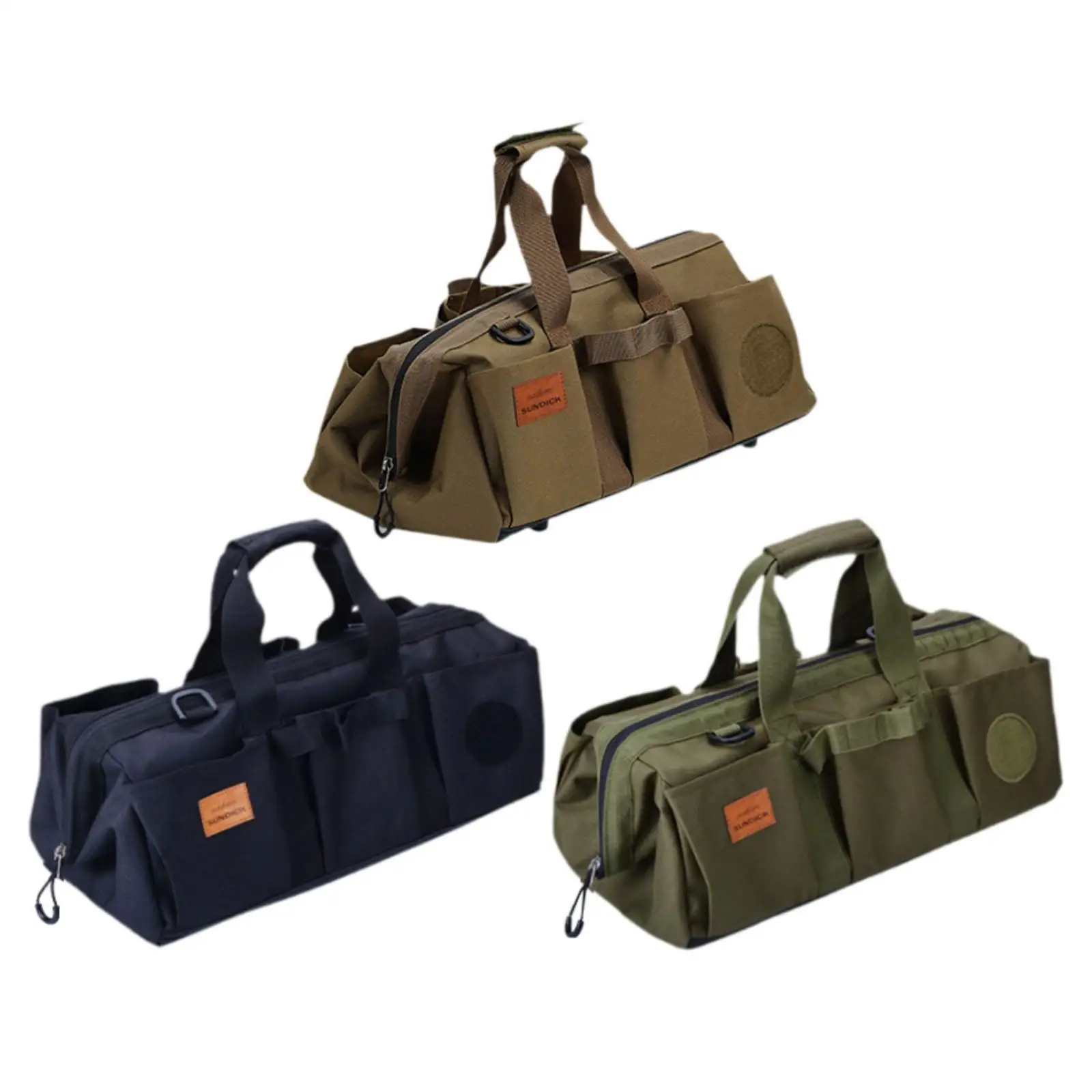 ツールバッグ-キャリアトート-ジッパー付きツール収納バッグ-ハイキング、釣り、旅行用