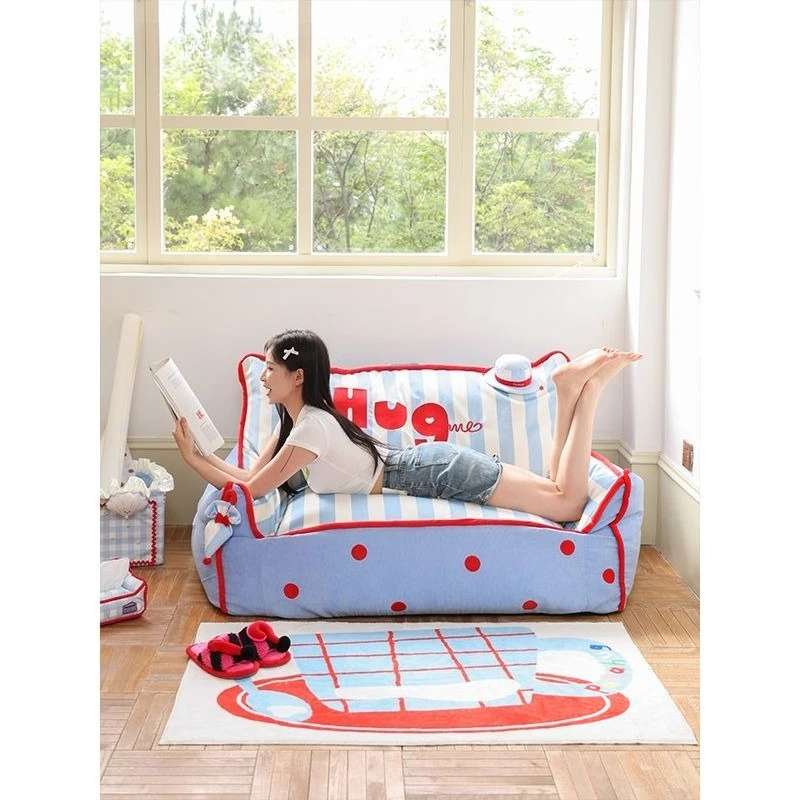 Double lazy sofa top hat bedroom dopamine lazy armchair bedroom cute sofa