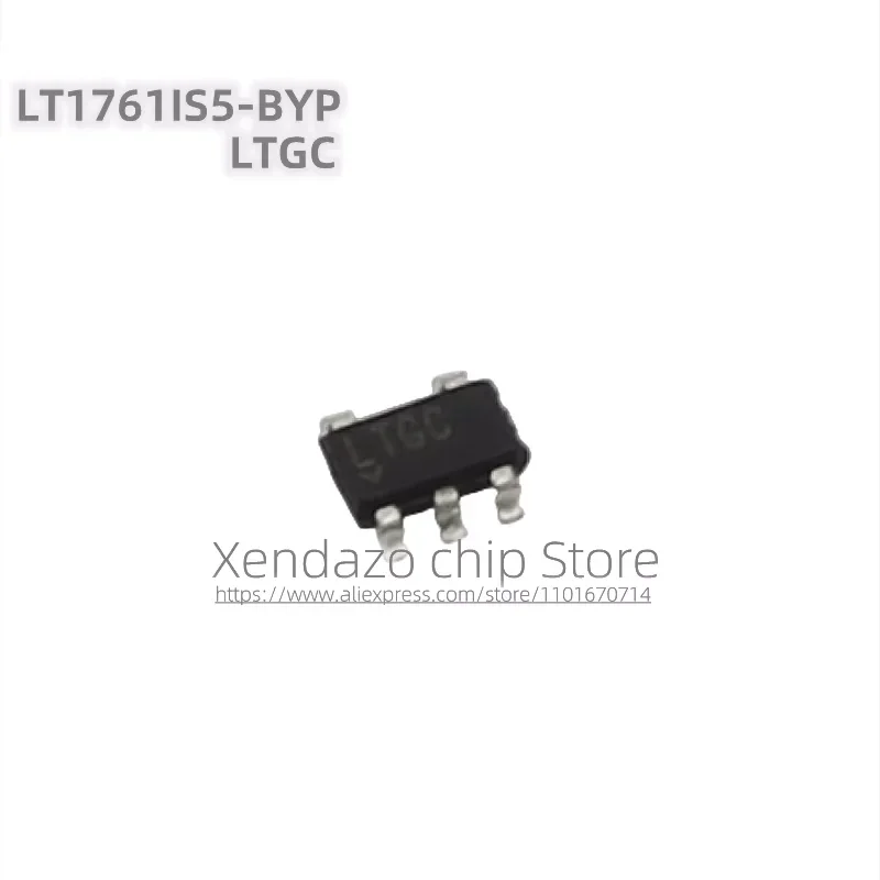 

5pcs/lot LT1761IS5-BYP LT1761IS5 Silk screen printing LTGC SOT23-5 package Switching regulator chip