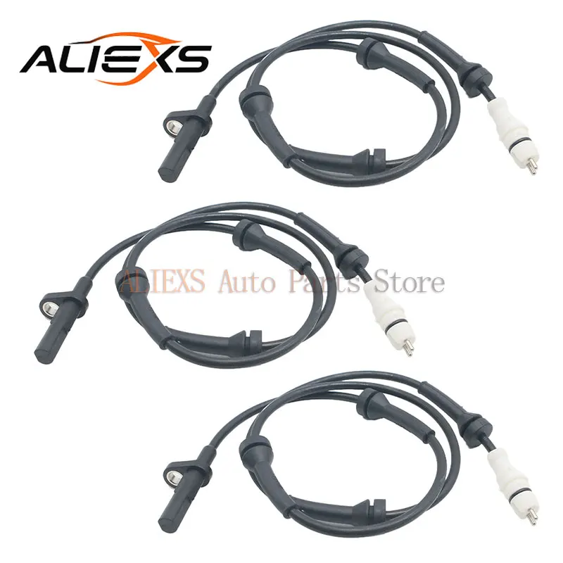 3X Rear ABS Wheel Speed Sensor For Vauxhall Vivaro Renault Trafic Nissan Primastar 2001-2016 93194900 Car Accessories