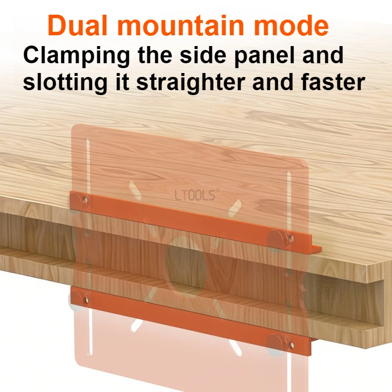 

Woodworking Slotting Bottom Plate Double Backed Mountain Thick Aluminum Alloy Precise Scale Size Universal Trimming Machine