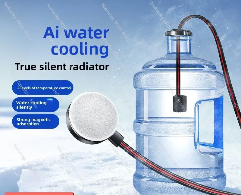 B90 Water Cooling Phone Cooler 30W Fast Cooling Mute for Gaming Live Stream