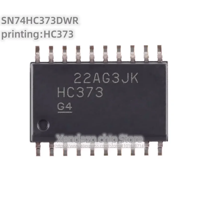 10pcs/lot SN74HC373DWR printing HC373 SOP-20 package Original genuine Eight channel transparent D-type latch logic chip