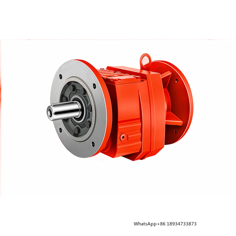 Cast Iron R Series Electric Motor Manual Transmission Helical Gearbox Reduction Gears