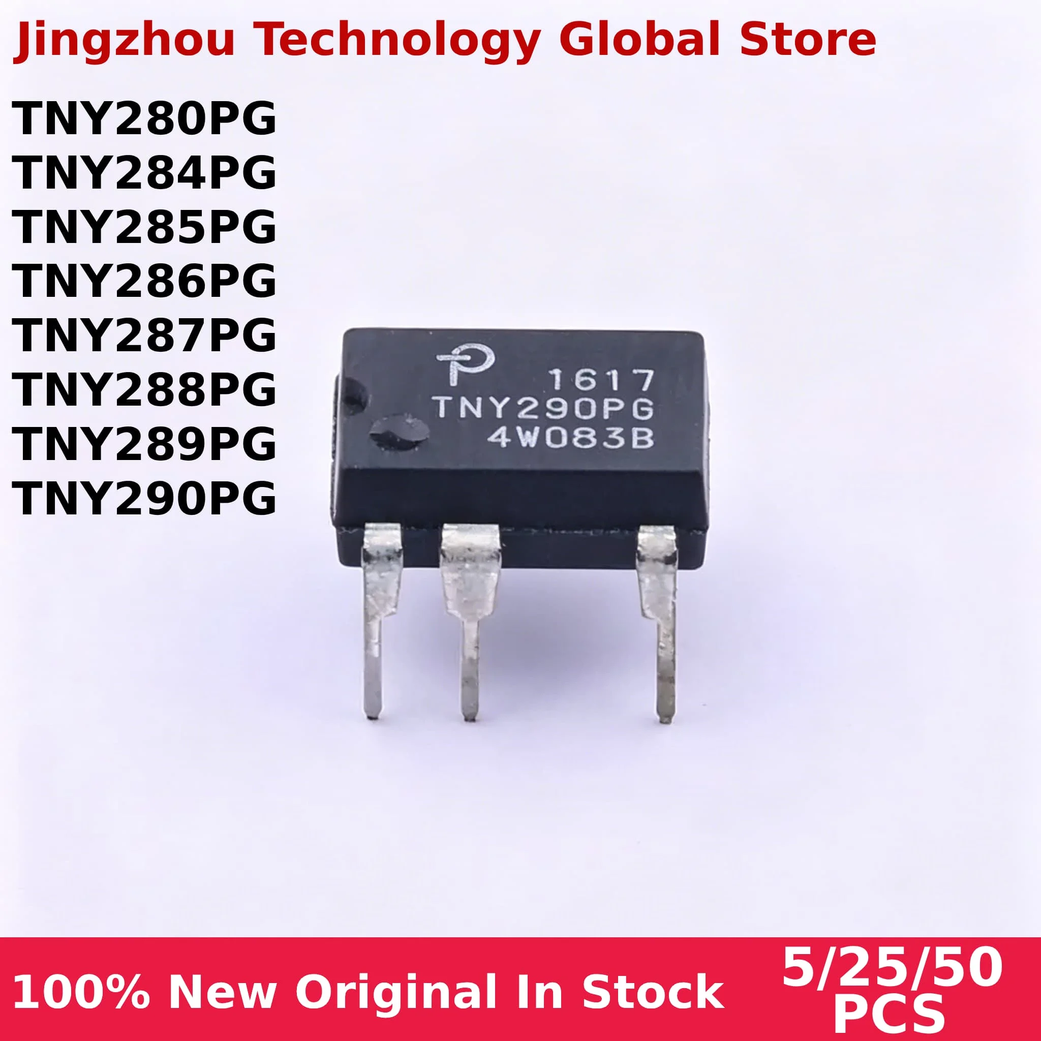 100% New 5/25/50PCS TNY280PG TNY284PG TNY285PG TNY286PG TNY287PG TNY288PG TNY289PG TNY290PG DIP-7 In stock Wholesale